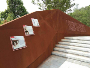 象山耐候钢挡土墙